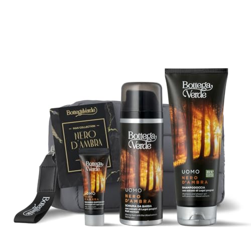 Bottega Verde - Set Regalo Uomo Nero d'Ambra con Beauty,