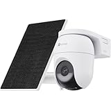 【Amazon.co.jp限定】EZVIZ(イージービズ) 防犯カメラ 屋外 ソーラー｜録画機能付き 24時間 常時録画（AOV）｜PTZ自動追尾 2K+ 4MP｜防犯カメラ無線 Wi-Fi 2.4GHz｜工事不要・電源不要｜監視カメラ 常時録画 屋外｜IP66 防水｜スマホ連動 双方向通話｜Alexa対応｜CB8 Lite 4MP KIT