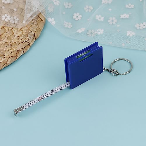 Cinta métrica compacta con burbuja horizontal y llavero miniatura 3