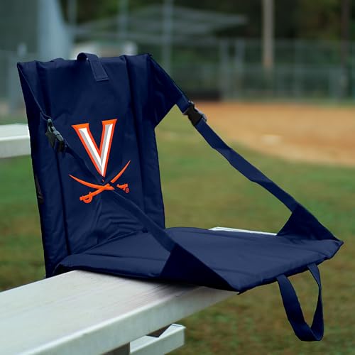 Image of Logo Brands Officially Licensed NCAA Unisex Stadium Seat, One Size, Team Color
