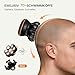 Glatzen Rasierer Herren,MAXGROOM 7D Glatzenrasierer, Wasserdichter Kopfrasierer Glatze,Magnetische Kopf Rasierer Herren,Wiederaufladbar Typ-c Head Shaver Men,Leicht zu Reinigen