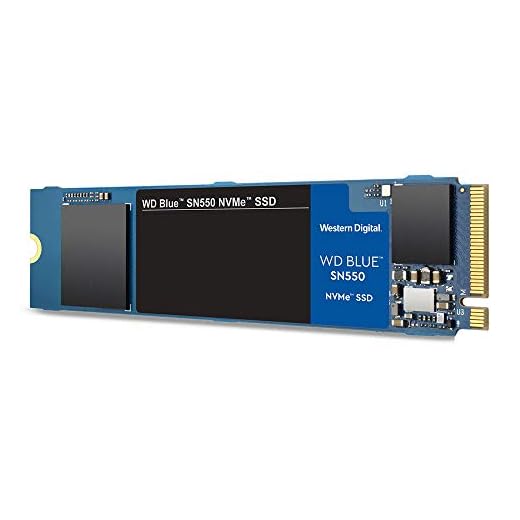 WD Blue SN550 NVMe SSD WDBA3V0010BNC - Disque SSD - 1 to - Interne - M.2 2280 - PCI Express 3.0 x4 (NVMe)