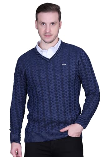 Image of GODFREY V Neck Full Sleeve Sweater for Man Winter Pullover