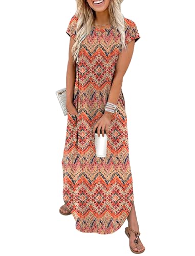 WIHOLL Summer Dresses for Women 2026 with Pockets Maxi...
