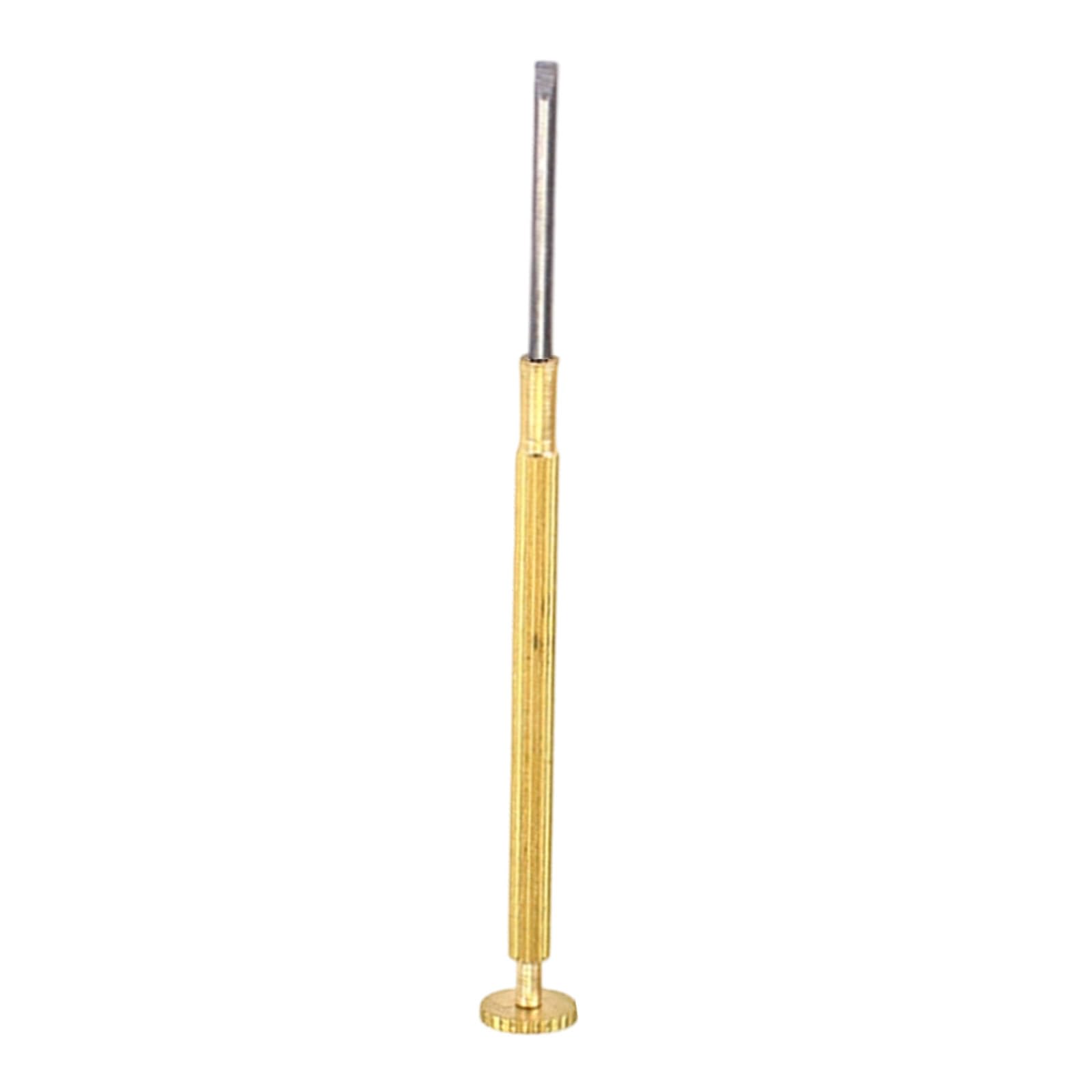 Sturdy Copper Alloy Watchmaker Screwdrivers with Ergonomic Grip Fine Craftsmanship for Optical and Timepiece Multifunctional Tiny Screwdriver for Small Devices
