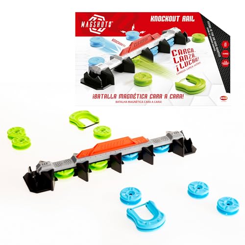 Bizak Magshuto Knockout Rail - Set battaglia con doppio lanciatore e modalità di gioco, +8 anni (30695191)