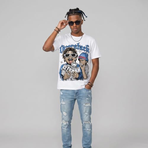 Image of DopeSkill Graphic Tee Streetwear Hypebeast Hip Hop Unisex Premium T-Shirt Sneaker Colour Matching Shirts Gift for Sneakerhead