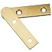 Solid Brass Precision Knife Small-Box Hinges 1-3/8" Long x 5/16" W