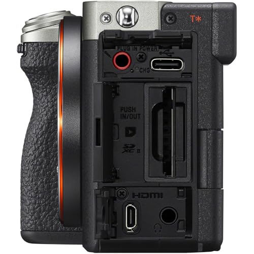 Image of Sony a7C II Mirrorless Camera (Silver) with FE 28-60mm f /4-5.6 Lens+ Sony GP-VPT3 Wireless Shooting Grip + SanDisk Extreme Pro 128GB + Camera Carrying Case + More (13pc Bundle)