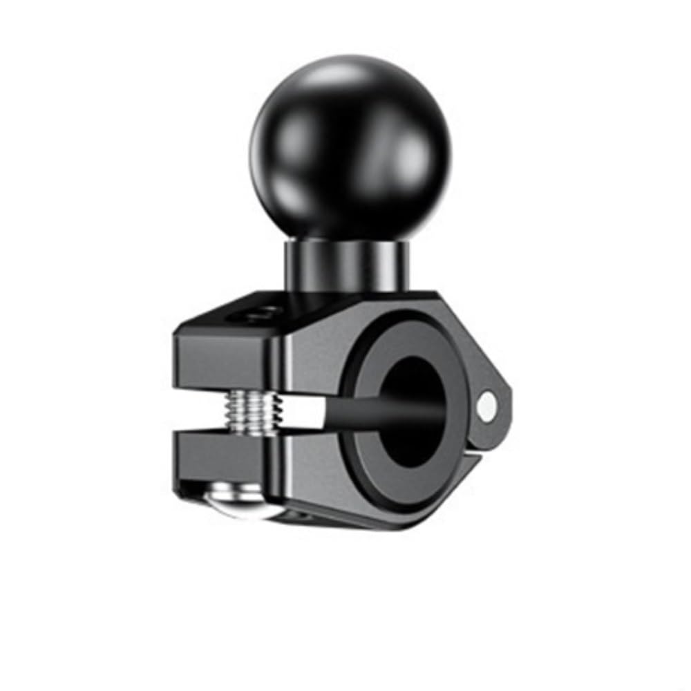 17mm 1 Inch Ball Mount Base Fit for 10-16mm Thin Tube Bike Motorcycle Rearview Mirror Angled Bolt Head Holder