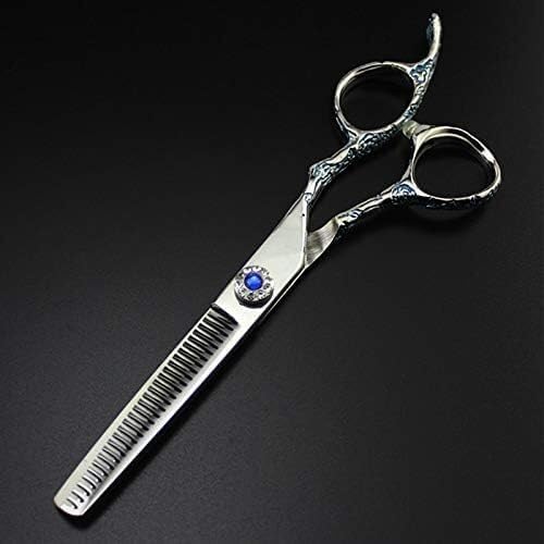 Professional 6 Inch Hair Cutting Shears - 440C Stainless Steel Barber Scissors for Precision Cutting and Thinning
