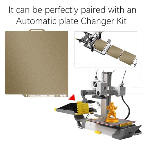Verstärkte strukturierte 0,77 mm PEI-Druckplatte mit QR-Code für Bambu Lab P2S X2D X1 X1C X1E P1P P1S A1, beidseitig bedruckbare, flexible Federstahlplatte 257x257 mm für Bambu 3D-Drucker