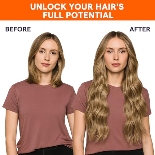 Image of Full Shine 18 Inch Weft Hair Extensions, Sew In Real Human Hair Balayage | Color Light Brown To Platinum Blonde Mix Brown, 105G Remy Straight Hair Weft, Sew In Extensions, Add Length, Date Night
