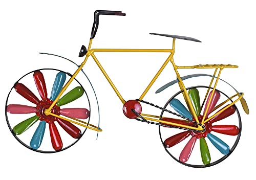 Rosenstab JARDINO SECRETO 108 cm Metall Windrad Fahrrad Gartenstecker...