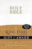 KJV, Gift and Award Bible, Imitation Leather, White, Red Letter Edition