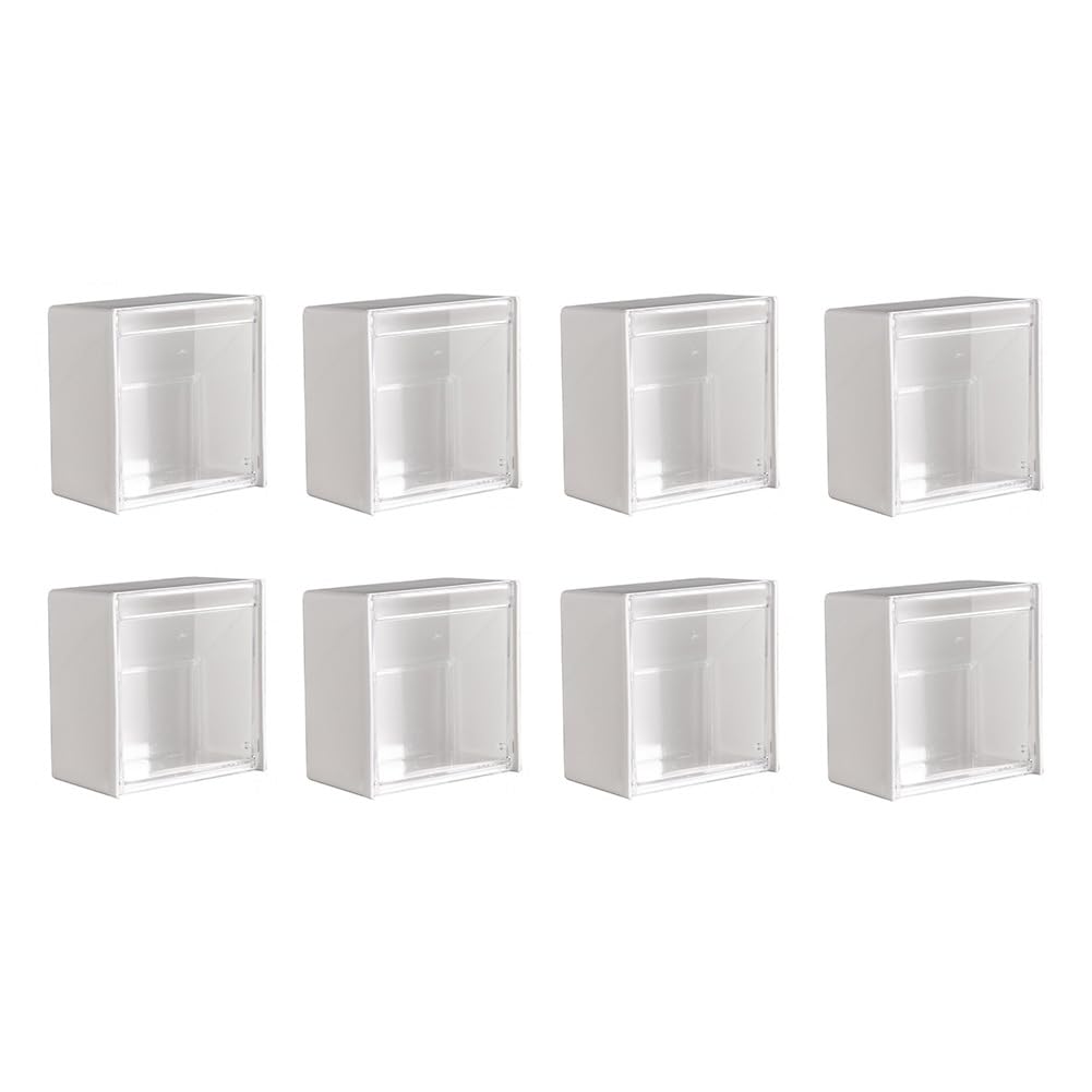 CTRLZS Wall-Hung Turnover Storage Box in Bathroom Storage Box Without Punch Holes Cosmetic Cotton Swab Lipstick Storage Box