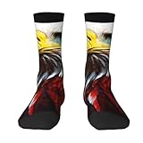 FWJZDSP Americaneagle Calcetines con estampado de águila calva para hombre y mujer, calcetines novedosos, calcetines de ocio para adultos, uso diario