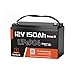 HumsiENK 12V 150Ah LiFePO4 Lithium Battery BCI Group31 Bluetooth- Built-in 110A BMS, Deep Cycle Battery for Solar, RV, Marine, Off-Grid Applications - 15000+ Life Cycles, Safe & Lightweight