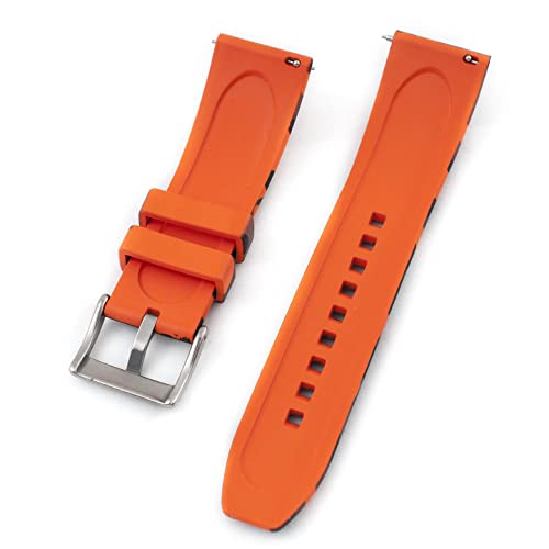 Image of StrapHabit Quick Release Rubber Watch Strap Band FKM 20mm 22mm 24mm