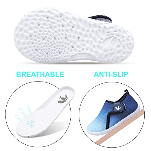 Image of FEETCITY Boys Girls Water Shoes Kids Aqua Socks Quick Dry Barefoot for Beach Swimming Pool