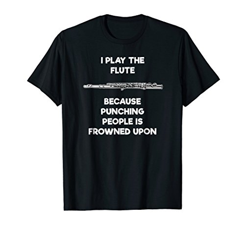 Flute T-Shirt - Funny Flute Player Punch
