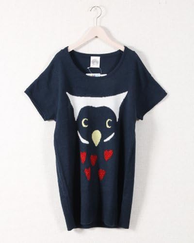 Amazon Co Jp Scolar スカラー フクロウニットワンピース 29 ﾈｲﾋﾞｰ ファッション