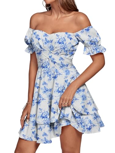 Image of LYANER Women's Off Shoulder Casual Dress