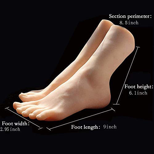 Linmin 9007468665995 1 Pair Of Soft Silicone Life-Size Female Model Feet Models Display Artistic Sketches thumb #1