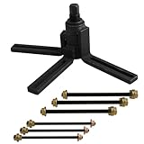 RQG Motorcycle Crankcase Splitter, Heavy Duty Flywheel Puller for Dirt Bike, Automotive ATV Tools for Disassembling Engine 2 or 4 Stroke Crank Case 500CC and Under, 360° Rotating Arms