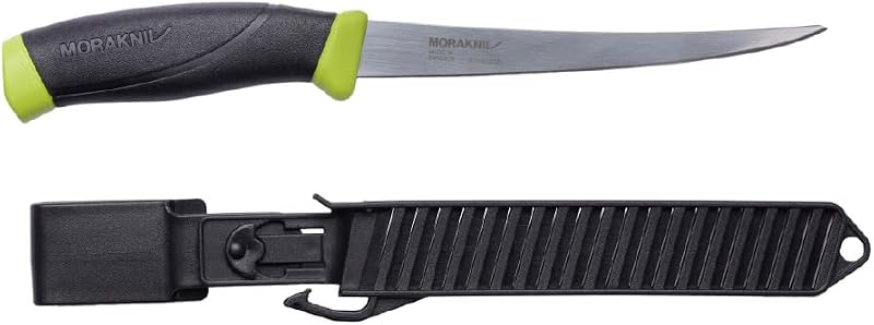 Cuchillo fileteador Morakniv Fishing Comfort con hoja de acero inoxidable Sandvik