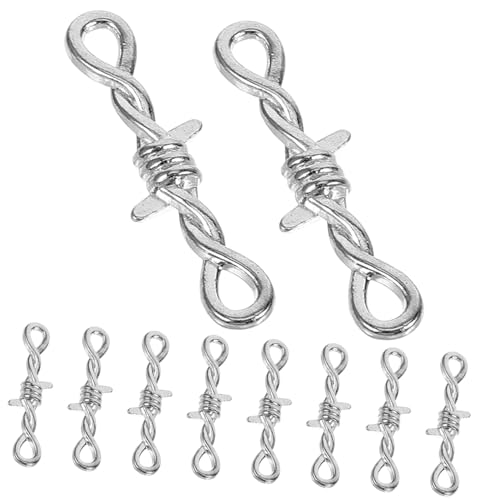 Conectores de joyería de metal estables para reparar collares rotos y pulseras caídas 8