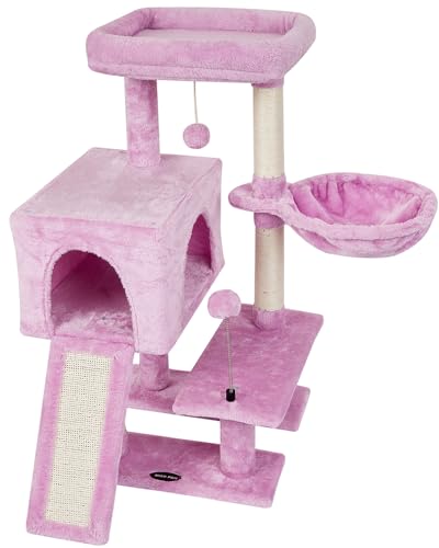 MIAO PAW Cute Cat Tree Cat Tower for Indoor Condo