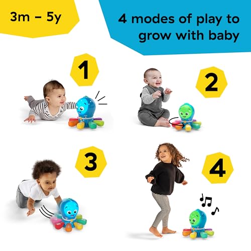Baby Einstein 16651-1-A3-EN-P-MEWS-W11 Ocean Explorers Go Opus Go 4-In-1 Crawl & Chase Activity Learning Toy thumb #1