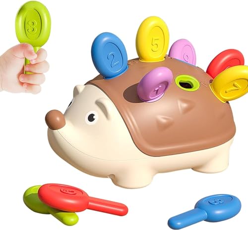 Ropa Exterior, Toy GUOJIAN Juguete de contracción de Erizo,Aprendizaje educativos de Erizo de Desarrollo de Habilidades motoras Finas sensoriales,Es un Regalo Perfecto