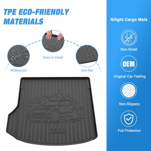 Image of Nilight Cargo Mat for Chevy Equinox EV Only 2025 2026 2027