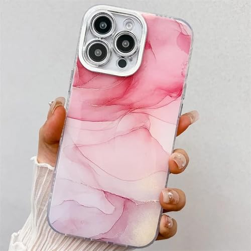 Coque rigide marbre électrolytique premium pour iPhone 15 Pro Max