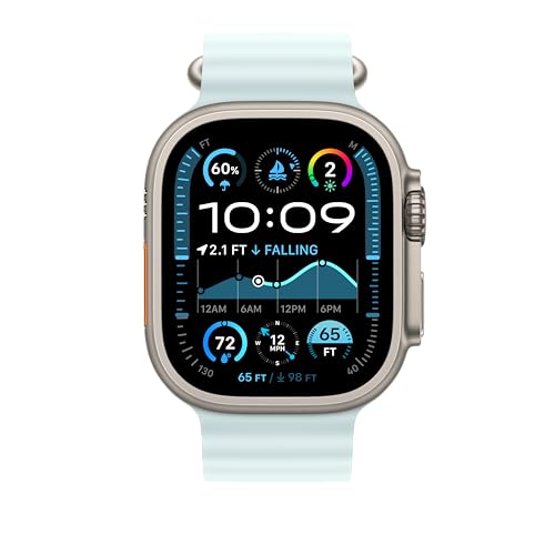 Image of Apple Watch Band - Ocean Band - 49mm - Ice Blue - Extra Large