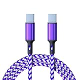 USB C to USB C Fast Charging Cable, Purple,3ft,CarPlay Compatible for Phone 16,15 Pro Max,Plus,16E,SE4