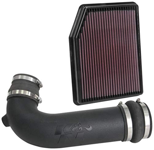K&N Cold Air Intake Kit: High Performance, Guaranteed to Increase Horsepower: Fits 2019-2020 CHEVROLET Silverado 1500; 2019-2020 GMC Sierra 1500, 63-3116