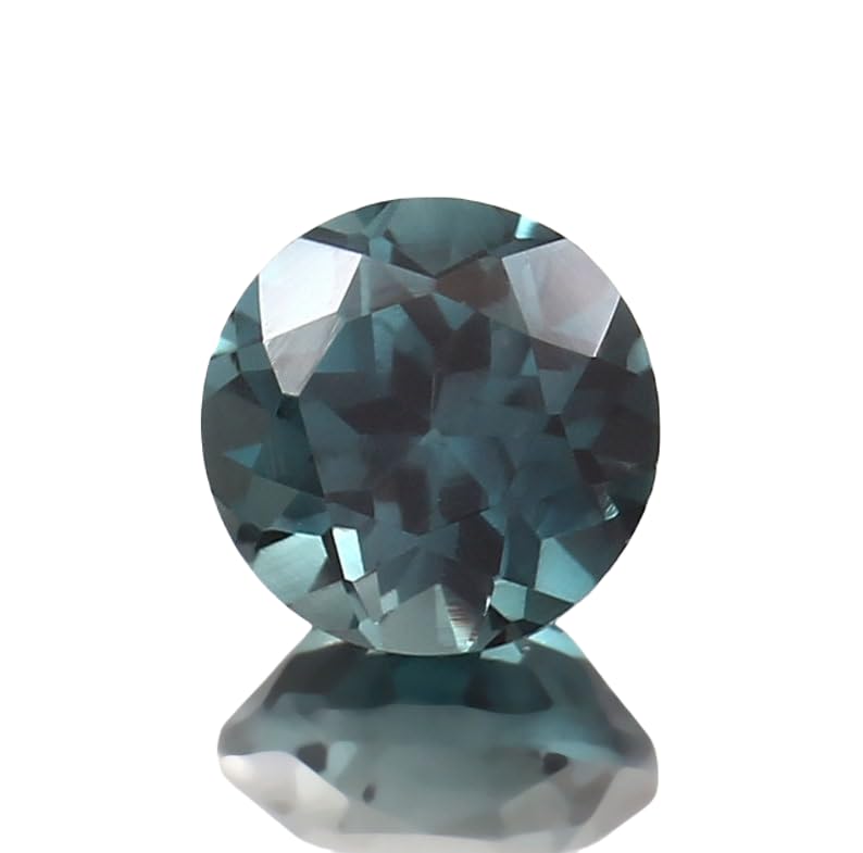 Tourmaline indicolite 9mm pour réparer ou remplacer la pierre centrale d'une bague