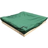 sandkasten plane 2x2m Nützliche Abdeckunge aus kräftigem Baumwollgewebe mit Zugband