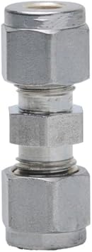Stainless Steel Straight Tube Fitting SS-100-6 SS-200-6 SS-400-6 SS-600-6SS-400-6 1/4