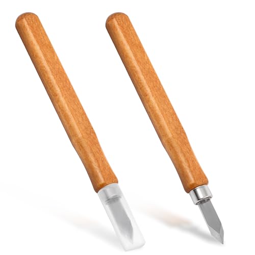 Anreißmesser Mit Beidseitigem Anschliff, Markiermesser Anreißwerkzeug Mit Rotbuchen-Griff Markierungsmesser Holzbearbeitungswerkzeug Für Tischler Zum Ritzen Von Holz Beidhändige Nutzung