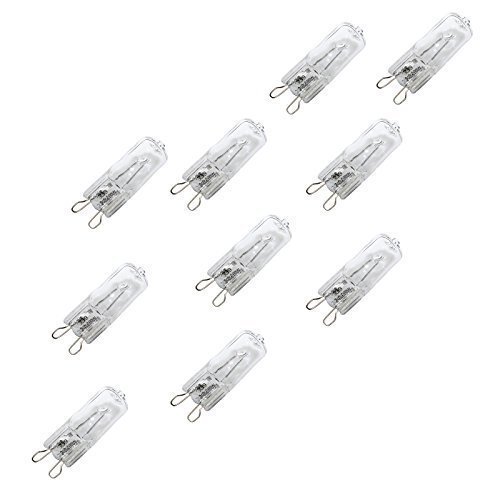 First4Spares G9 Clear 60w Xenon Capsule Bulb - 240v - Pack of 10