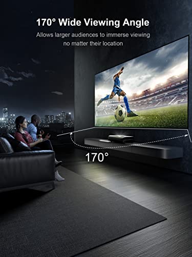 AWOL VISION 135-inch Projector Screen Fixed Frame, 1.3 dB Peak Gain, The Perfect Combo with LTV-2500, 80% Picture Quality Improved, 4K / 8K Ultra HD, Active 3D Wall Mount Projector Screen, MW-135 - Image 6