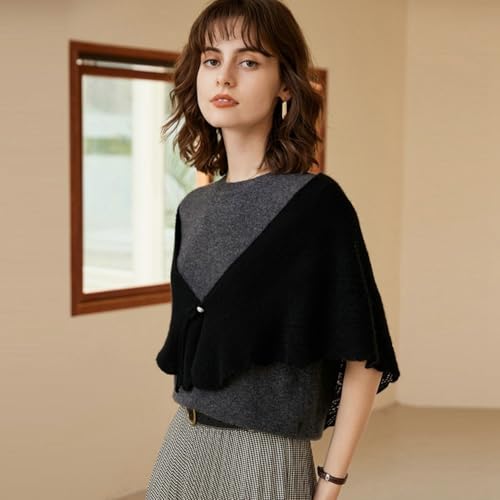 Womens Pashmina Shawls and Wraps Knitted Sweater Casual Shawl Wraps Scarf Cashmere Cardigan Cape Shoulder Top 20252