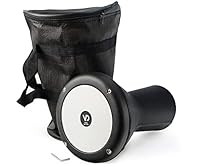 VD Vatan Orientalische Kleine Kinder Darbuka Trommel Percussion Aluguß mit Lederbezug, Schwarz, 30 cm., 2002