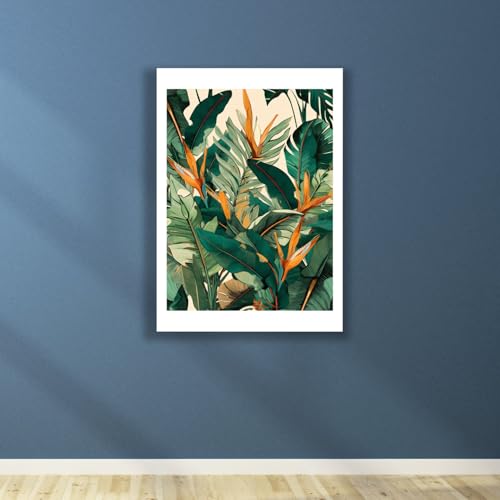 Jungle Bloom II Spiffing Prints grand format oiseau de paradis