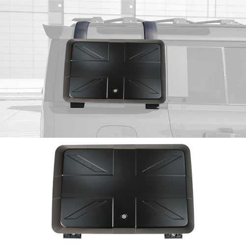 COOLAUTO Exterior Side Mounted Gear Carrier Toolbox Storage Box with Lock fits for 2020-2025 Land Rover Defender 90 110 130 Side Storage Box, Matte Black