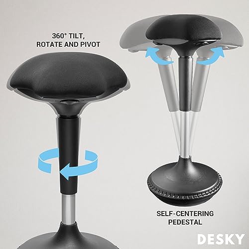 Image of Desky Sit Stand Active Stool
